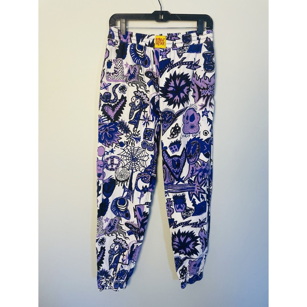 R8GZ‎ Wear Hugger Parachute Pants. Medium. Aussie. Streetwear. Art.